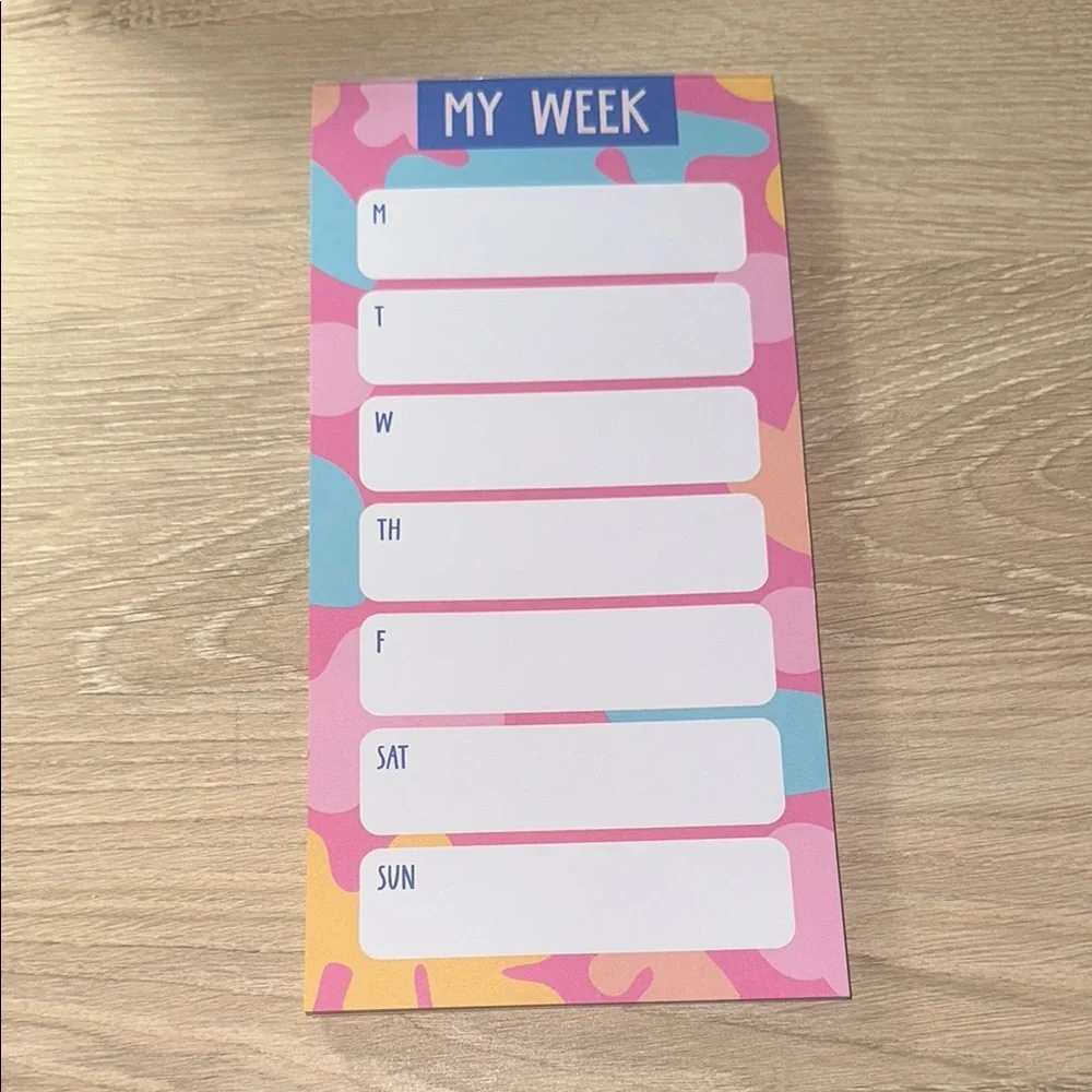 Colorful Weekly Planner Pad (MAGNETIC)